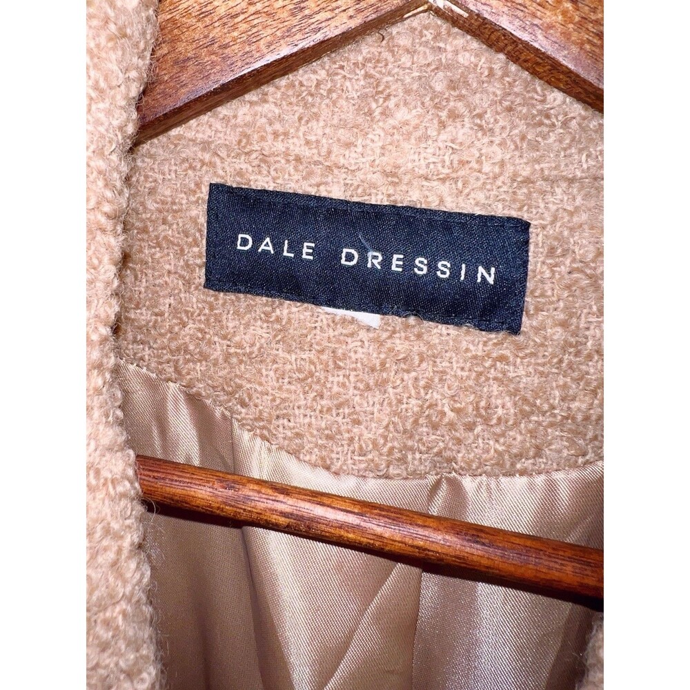DALE DRESSIN Vintage Maxi Coat Small Curly Wool Boucle Long Duster USA - Picture 4 of 9
